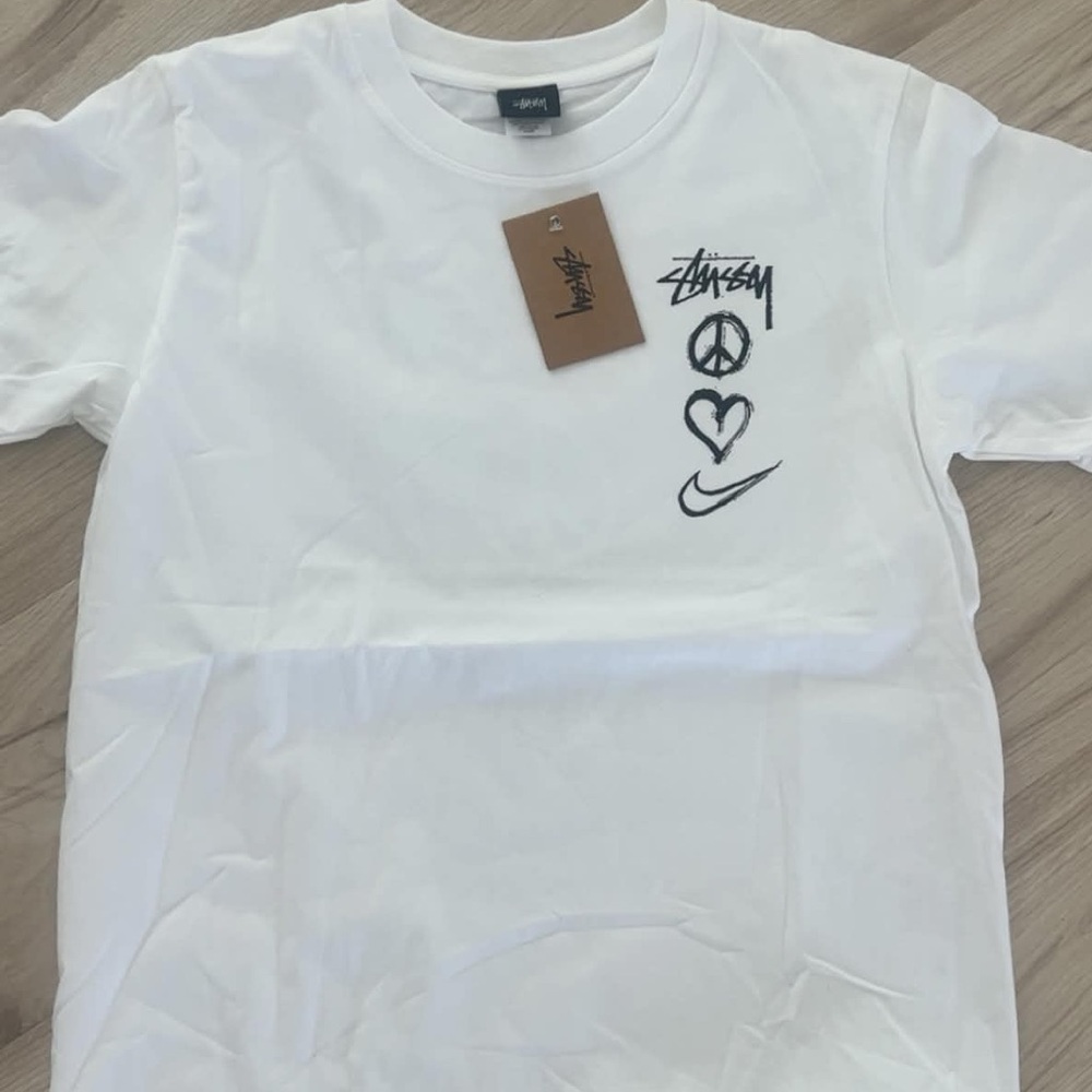 White Stussy T-Shirt | Never Worn | Fast Delivery! | Size: Large